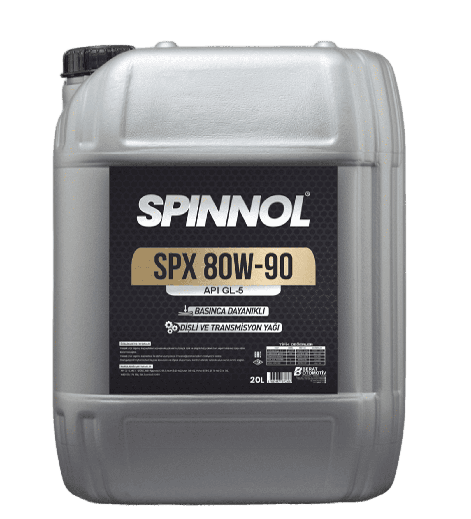 Spinnol Motor Yağları'nın Ürünü: Spinnol Spx 80W-90'ın resmi