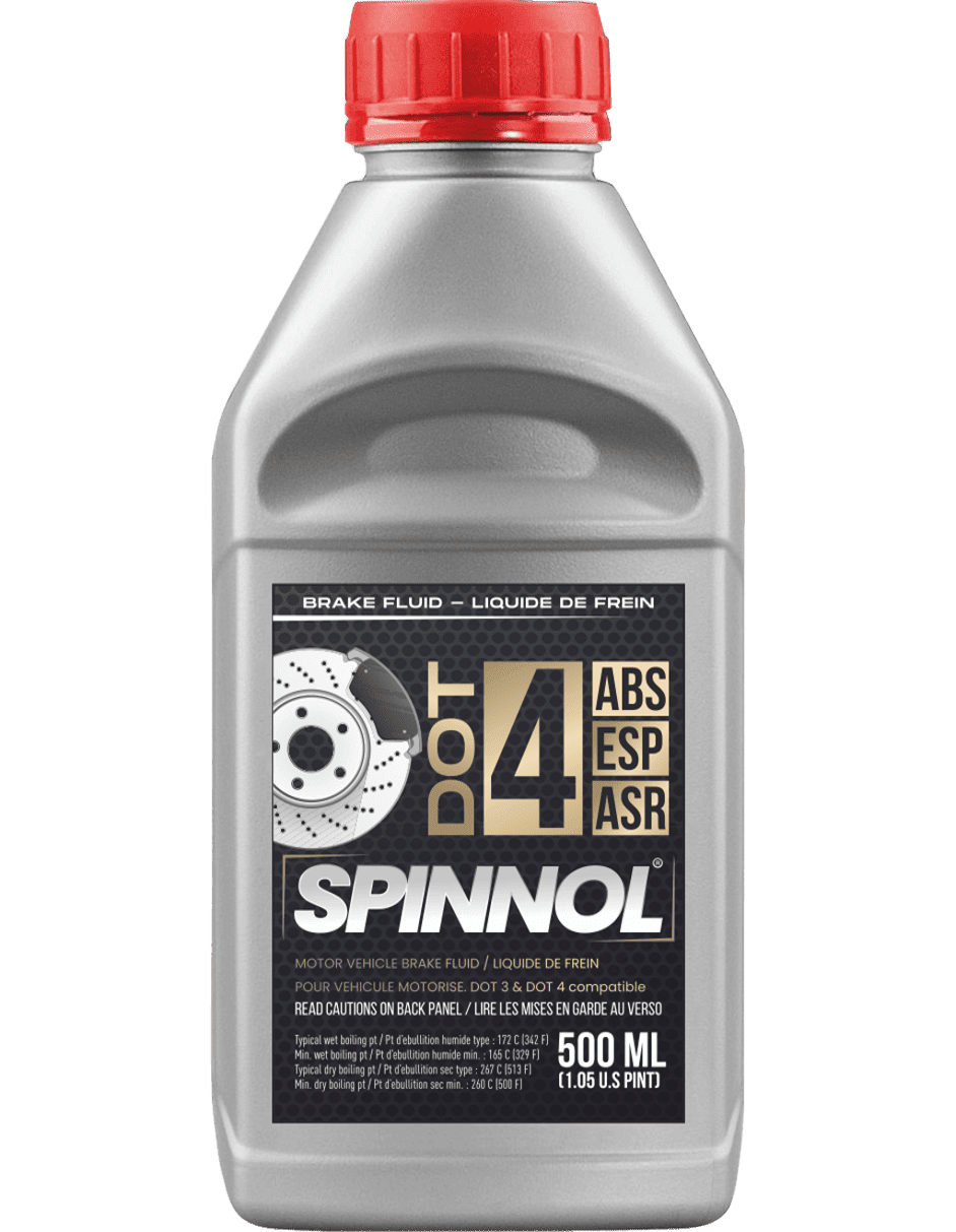 Spinnol DOT 4 Fren Hidroliği – Yüksek sıcaklığa dayanıklı, ABS ve diskli fren sistemlerine uyumlu gelişmiş fren yağı.