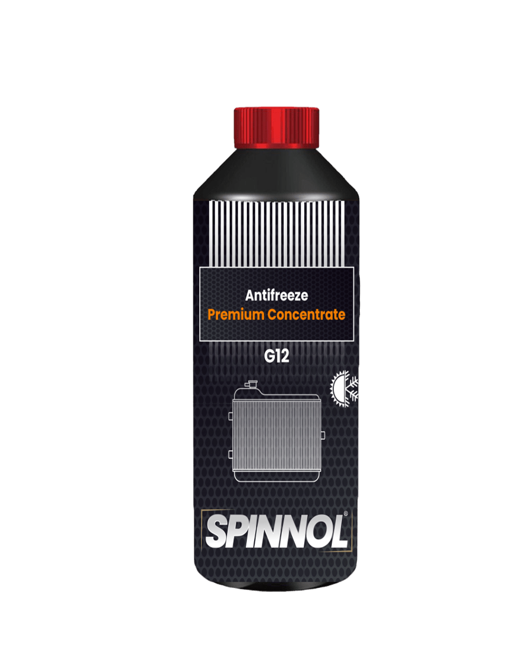 Spinnol Kırmızı Kapaklı Antifriz – motoru donma ve korozyona karşı koruyan organik soğutma sıvısı.